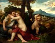 Follower of Titian - Mythological Scene